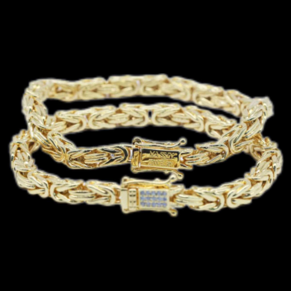 KEJSARLÄNK ARMBAND 6MM - 18K GULDPLÄTERAD