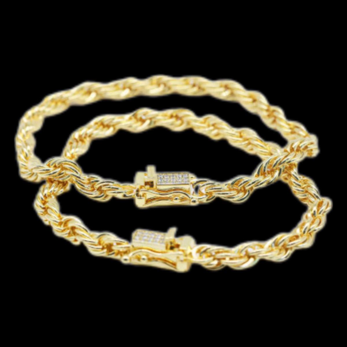 CORDELL ARMBAND 6MM - 18K GULDPLÄTERAD