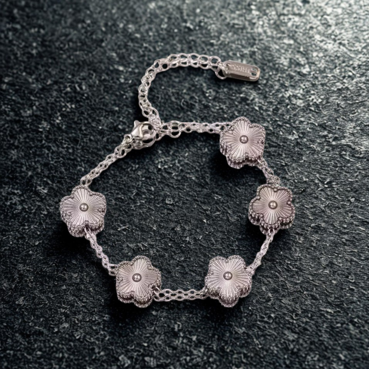 KLÖVER ARMBAND 18K GULDPLÄTERAD